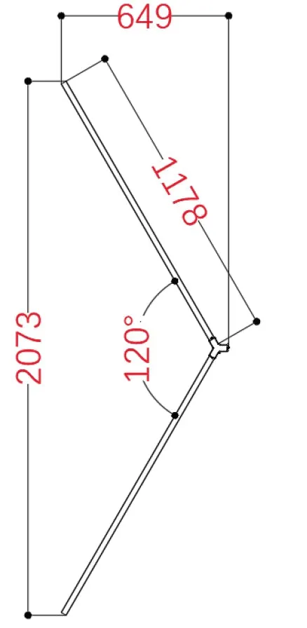 High Lumen Work Lamp Arrow Shape Indicator Light for the Showroom and Commercial Uses