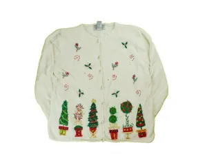 Holly And Trees-Small Christmas Sweater