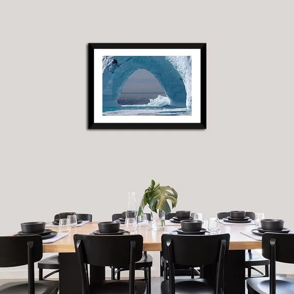 Iceberg Arch  Atlantic Ocean Canvas Wall Art