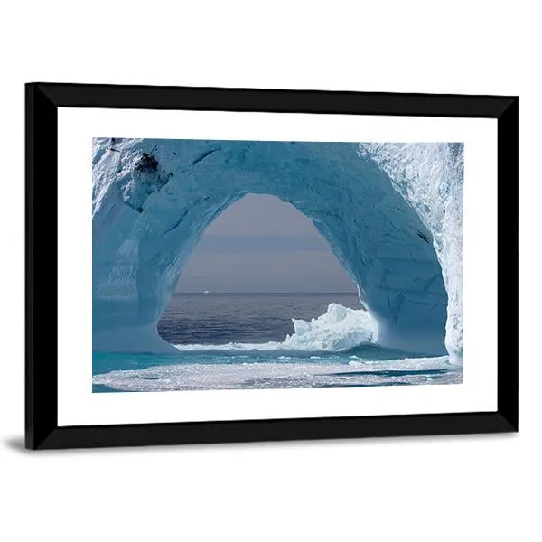 Iceberg Arch  Atlantic Ocean Canvas Wall Art