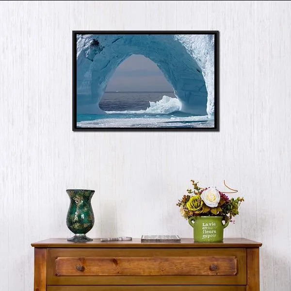 Iceberg Arch  Atlantic Ocean Canvas Wall Art