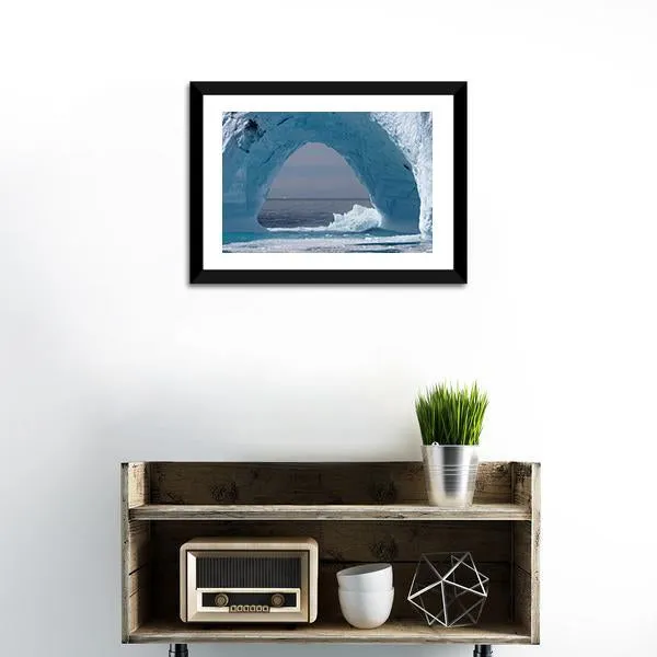 Iceberg Arch  Atlantic Ocean Canvas Wall Art