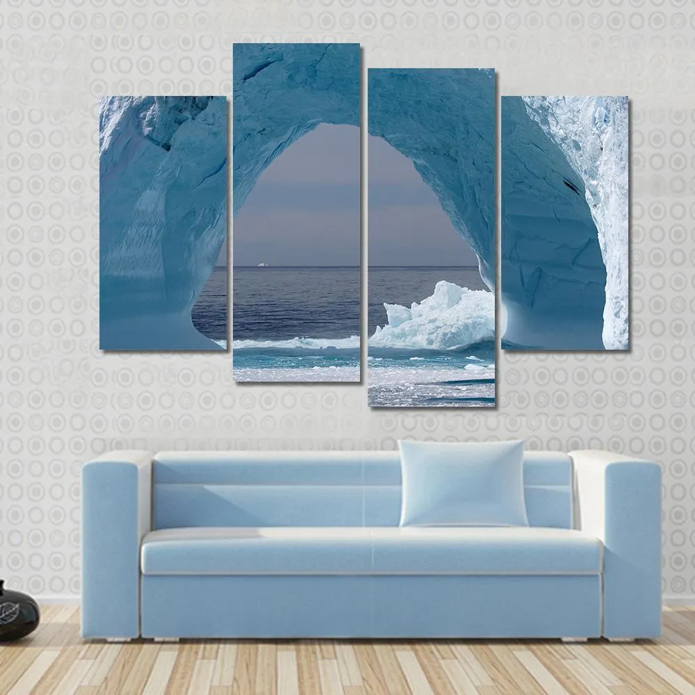 Iceberg Arch  Atlantic Ocean Canvas Wall Art