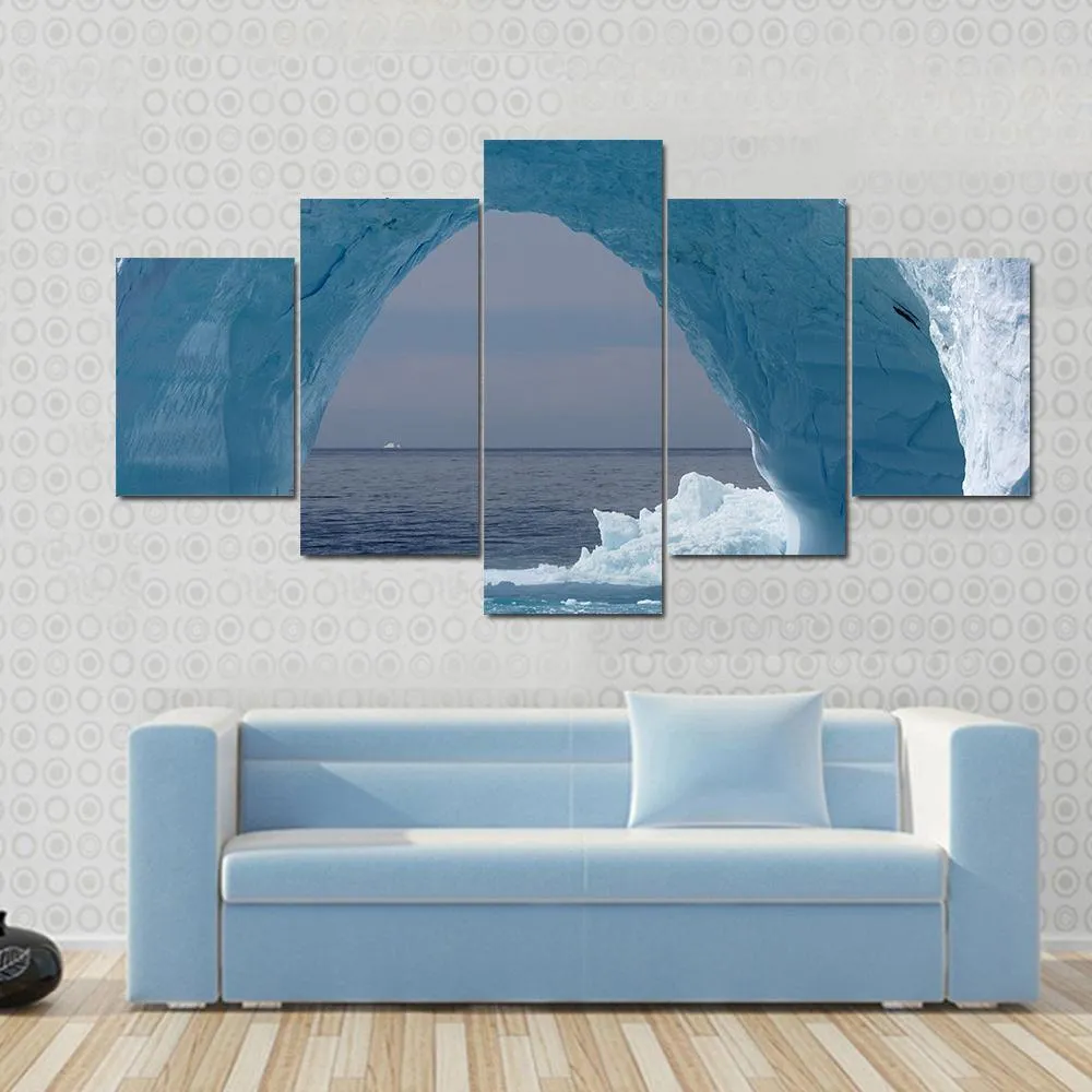 Iceberg Arch  Atlantic Ocean Canvas Wall Art