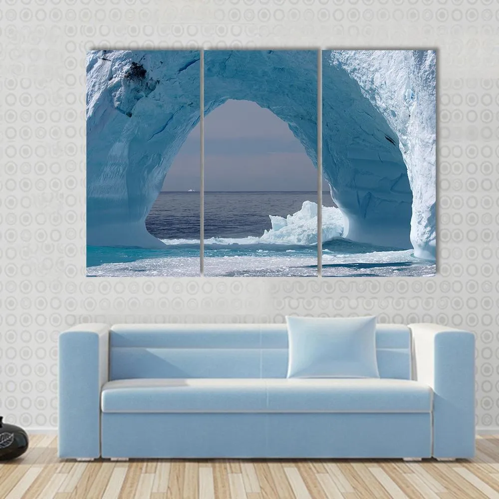 Iceberg Arch  Atlantic Ocean Canvas Wall Art