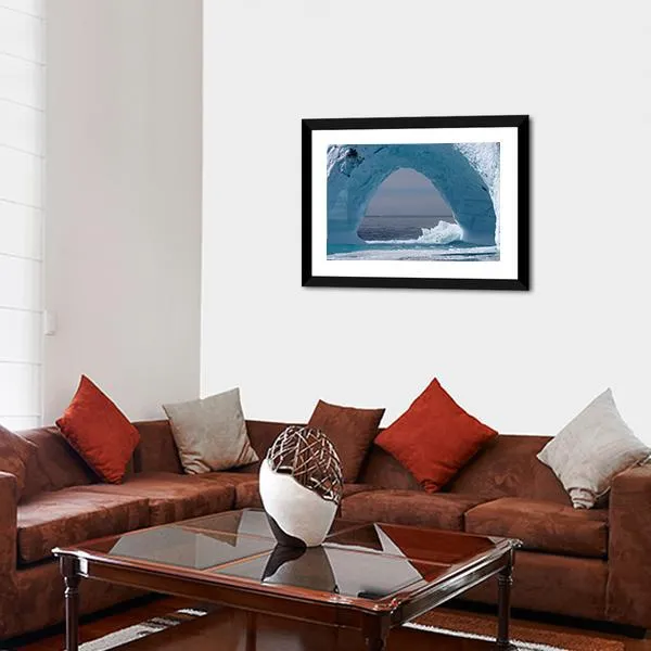 Iceberg Arch  Atlantic Ocean Canvas Wall Art