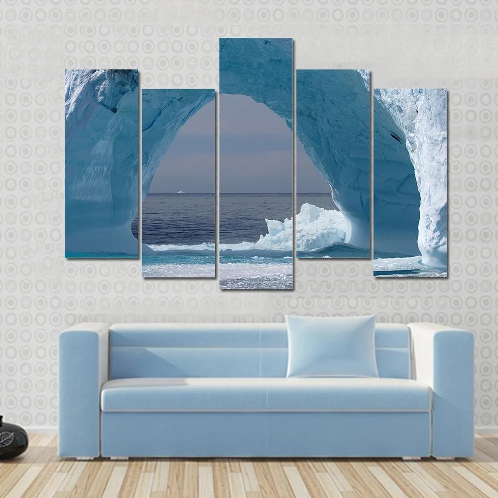 Iceberg Arch  Atlantic Ocean Canvas Wall Art