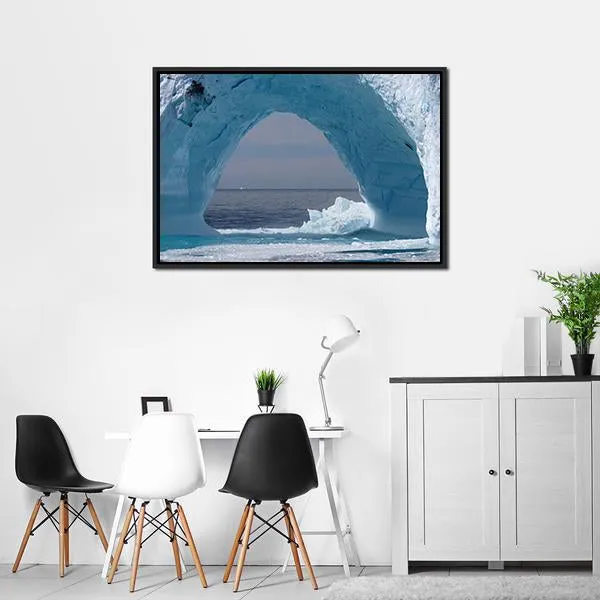 Iceberg Arch  Atlantic Ocean Canvas Wall Art