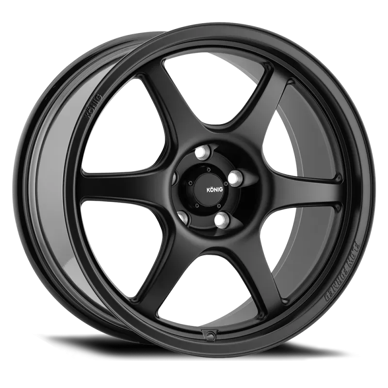 Konig Hexaform 18x9.5A 5x114.3 ET35 Matte Black