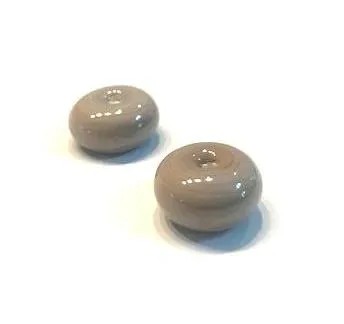 Light Gray Glass Beads