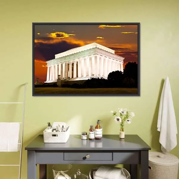 Lincoln Memorial Canvas Wall Art