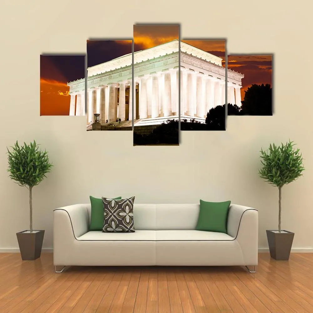 Lincoln Memorial Canvas Wall Art