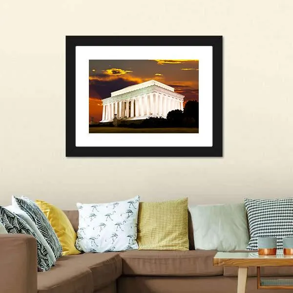 Lincoln Memorial Canvas Wall Art