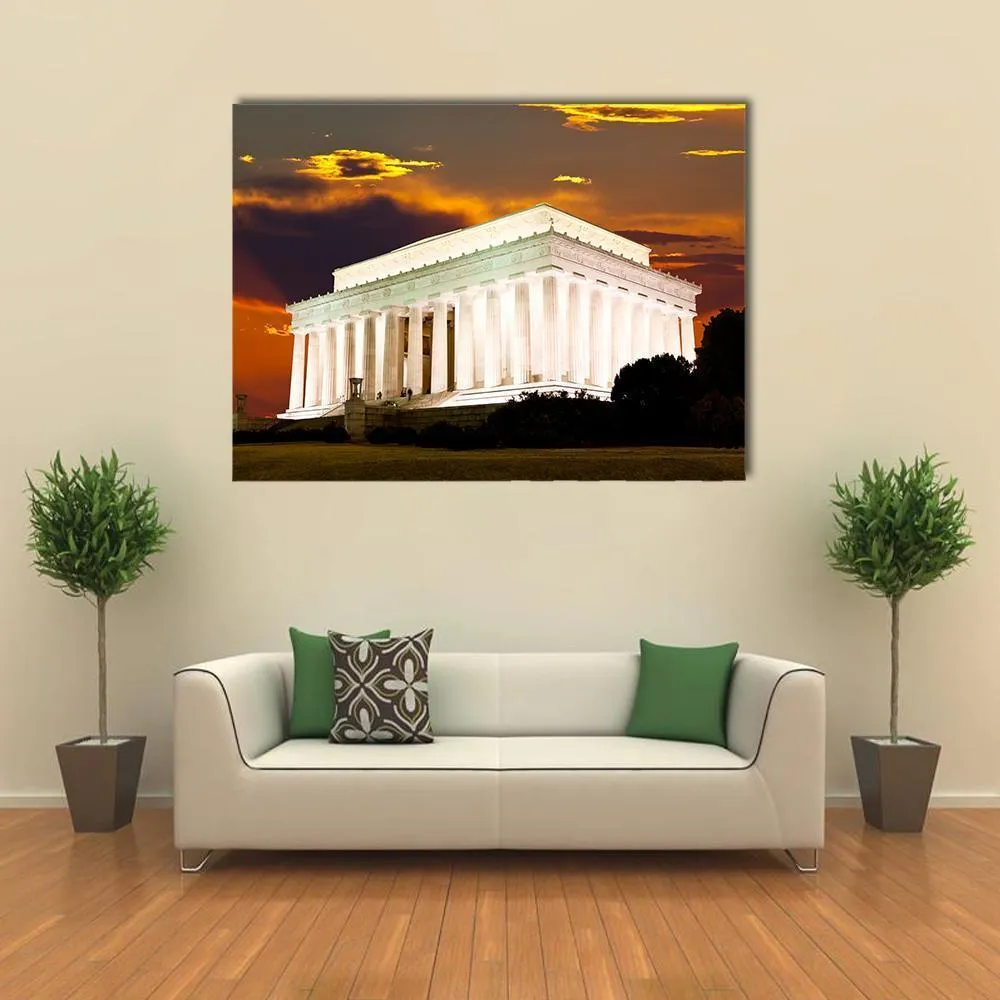 Lincoln Memorial Canvas Wall Art