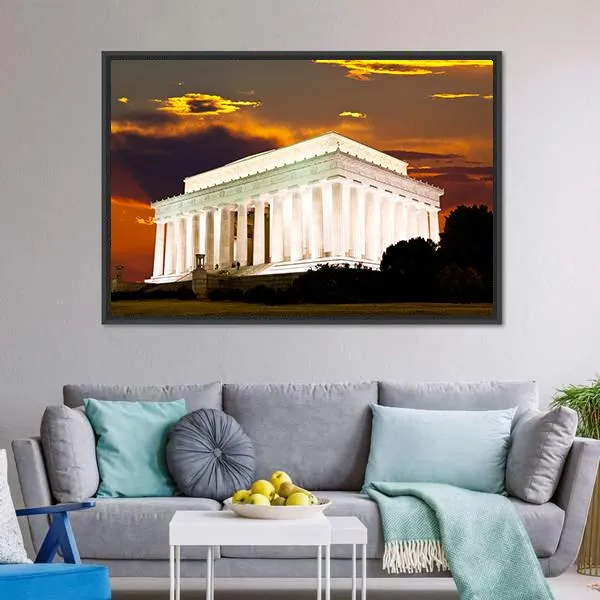 Lincoln Memorial Canvas Wall Art