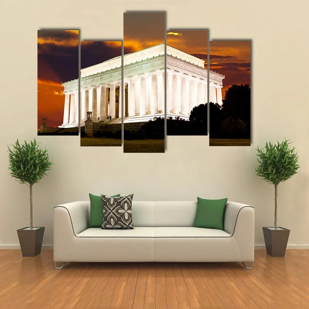 Lincoln Memorial Canvas Wall Art