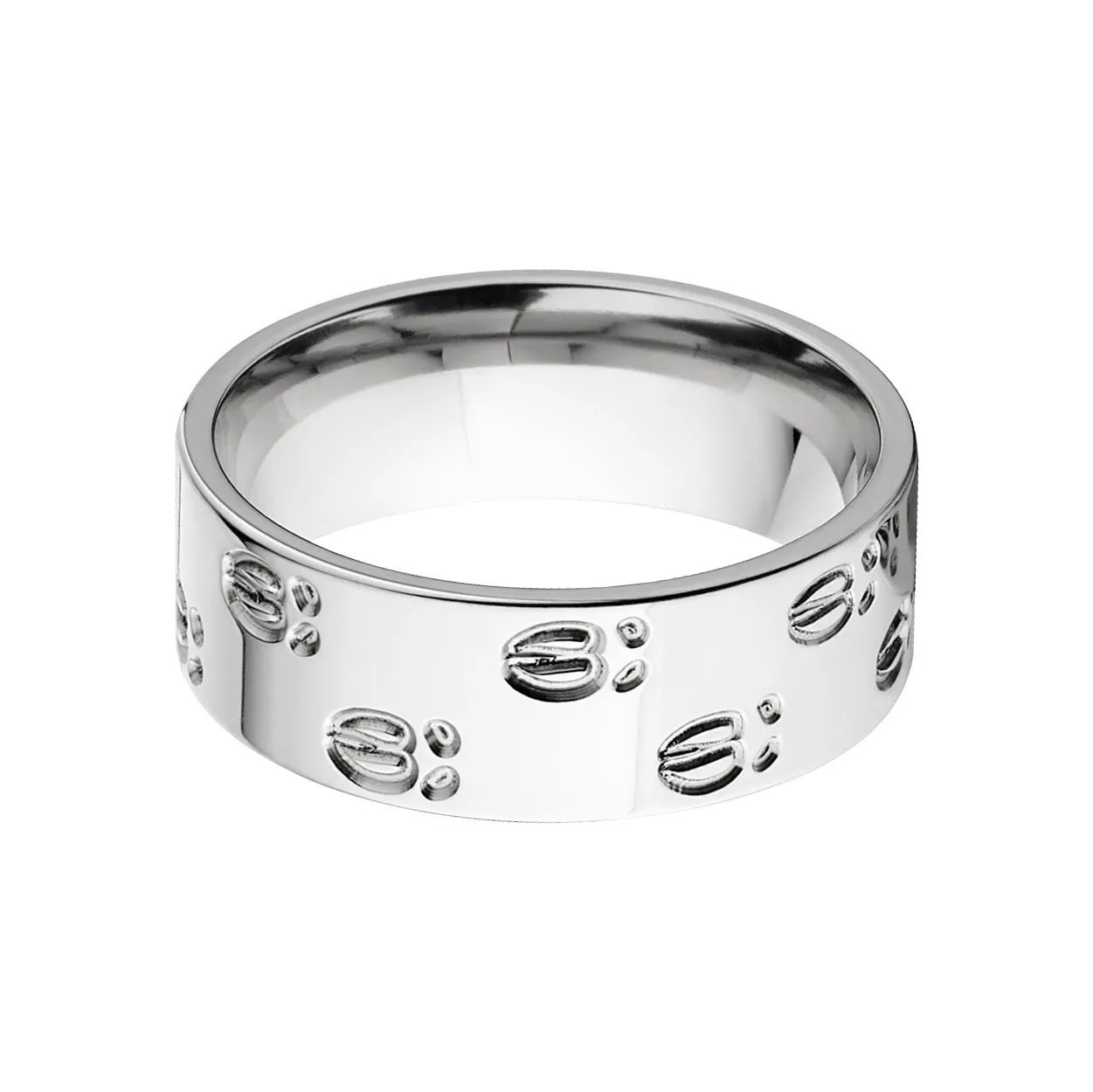 Men's Elk Track Rings, Titanium Track Rings, Outdoor Ring