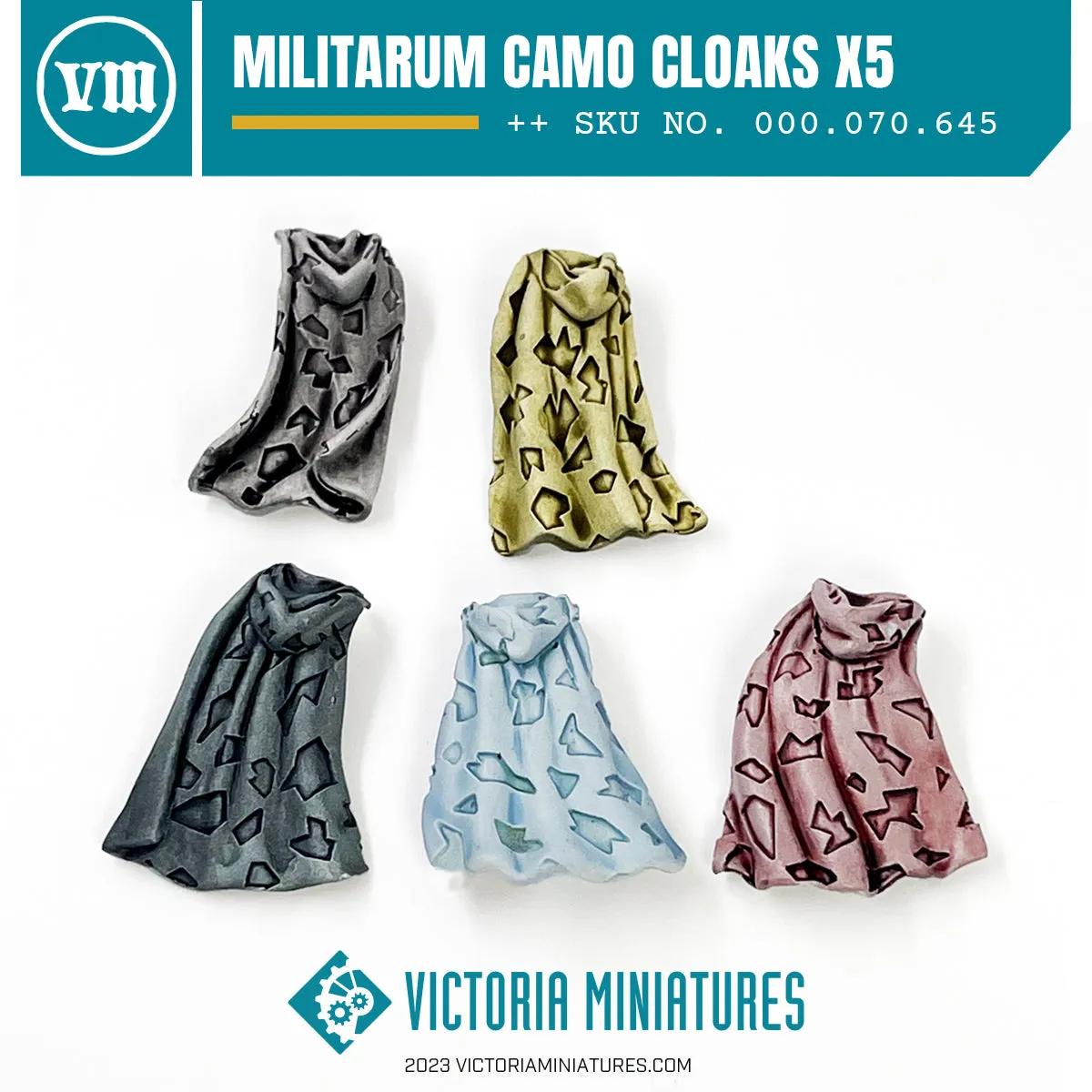 Militarum Camo Cloaks x5 .STL Download