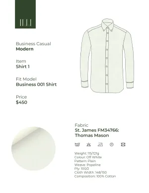 Modern | Business Casual Shirt 1