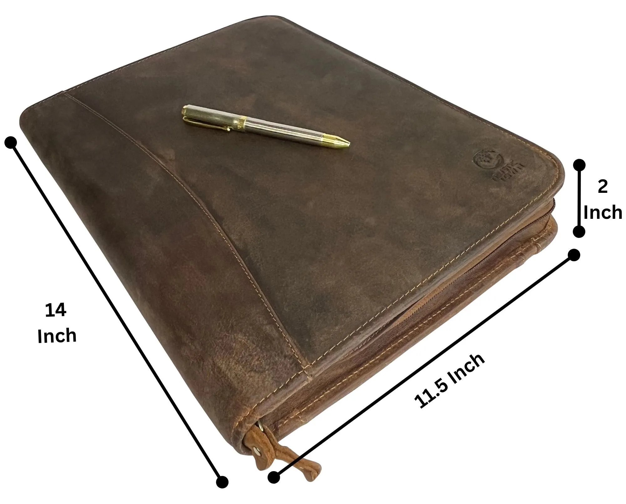 Monarch Leather Portfolio (Hunter)