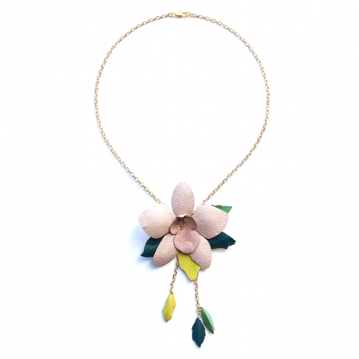 ORCHID LARIAT . necklace