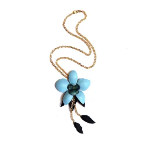 ORCHID LARIAT . necklace