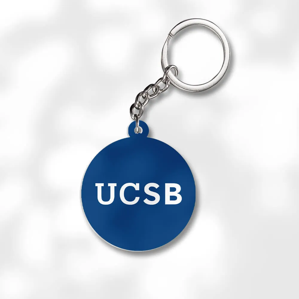 Pack 3 University of California Santa Barbara Keychains