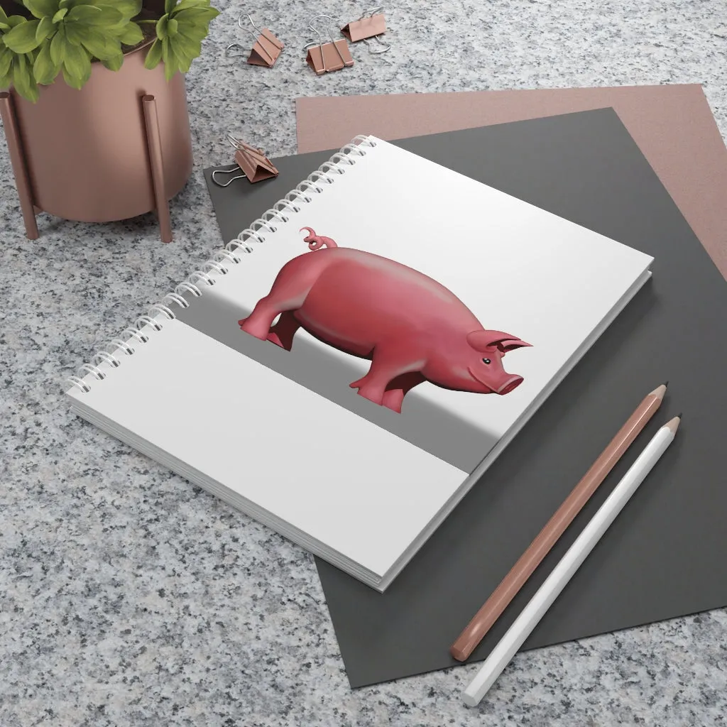 Pig Spiral Notebook