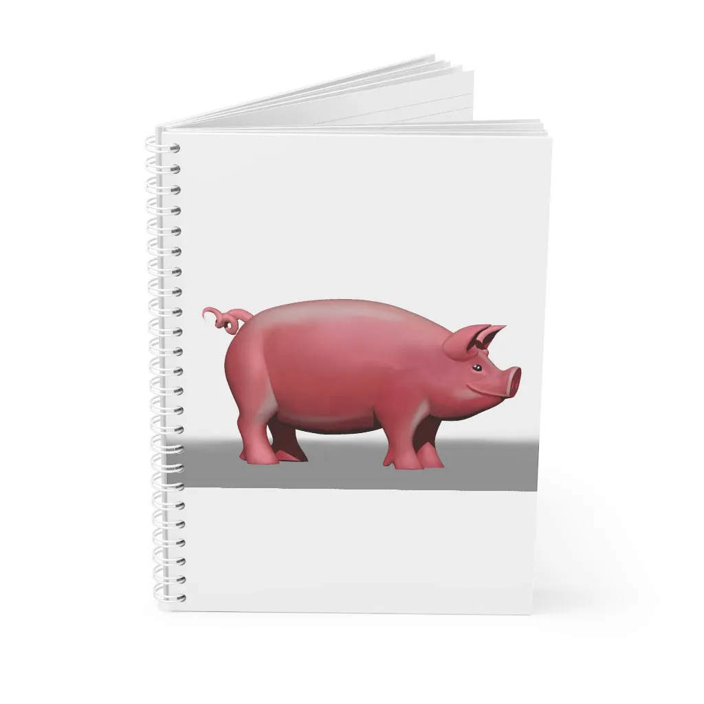 Pig Spiral Notebook