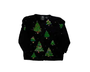 Pretty trees: a Michael Simon Sweater-X-Small Christmas Sweater