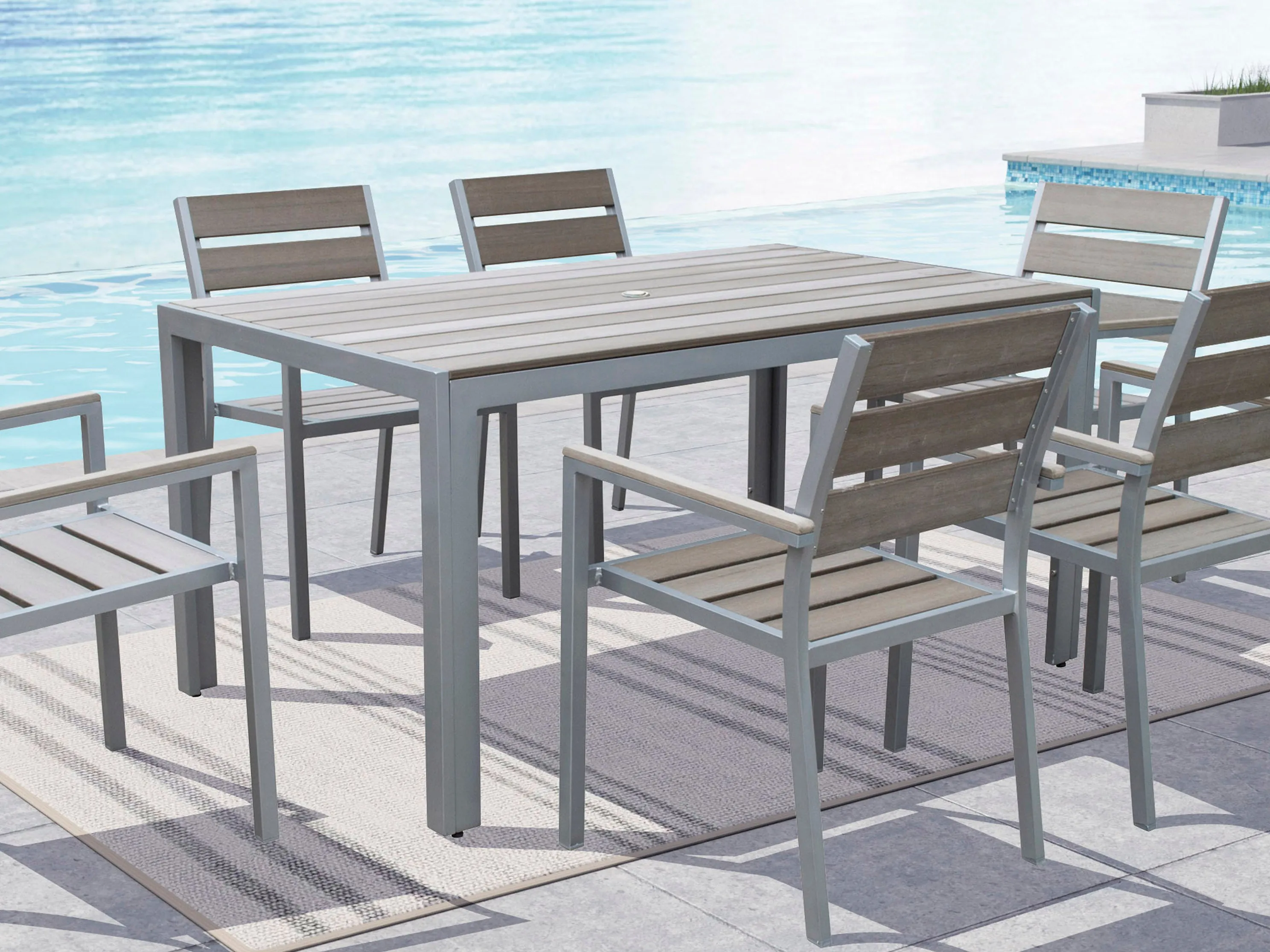 Rectangle Outdoor Dining Table