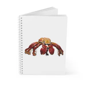 Red Crab Spiral Notebook