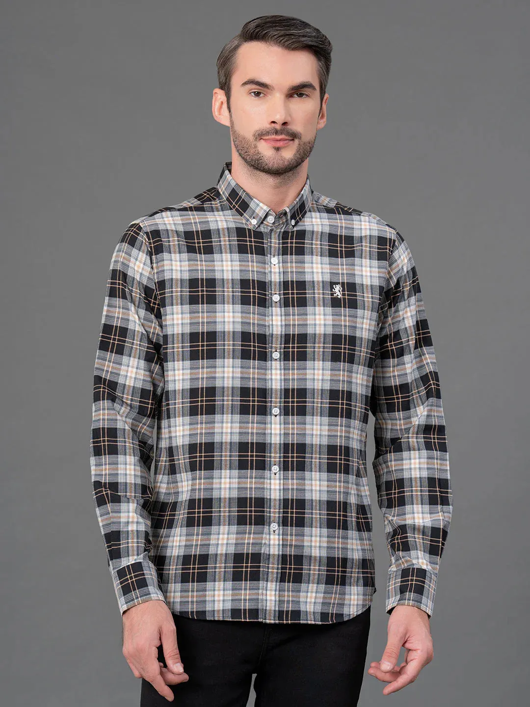 Red Tape Checked Shirt for Men | Classic & Versatile