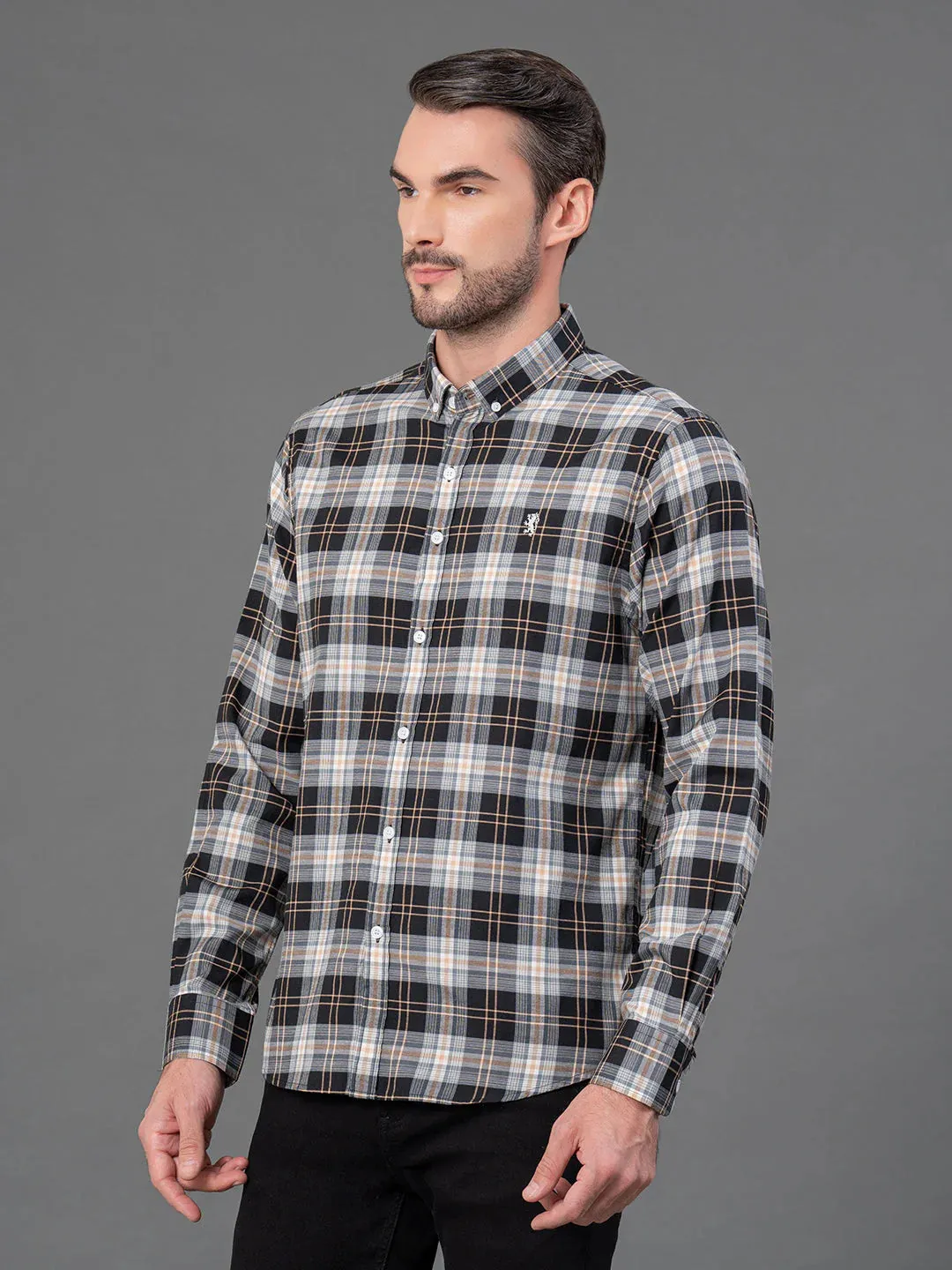 Red Tape Checked Shirt for Men | Classic & Versatile