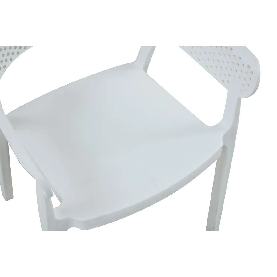 Santacruz White Cafe Bistro Chair