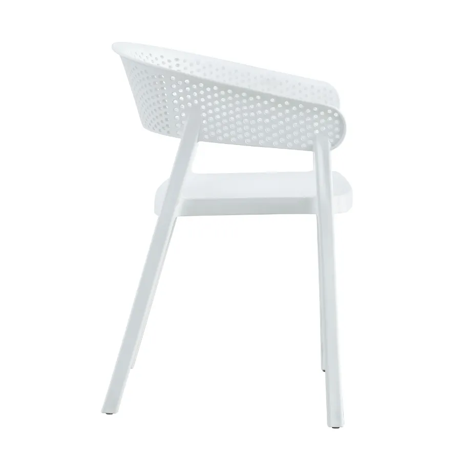 Santacruz White Cafe Bistro Chair