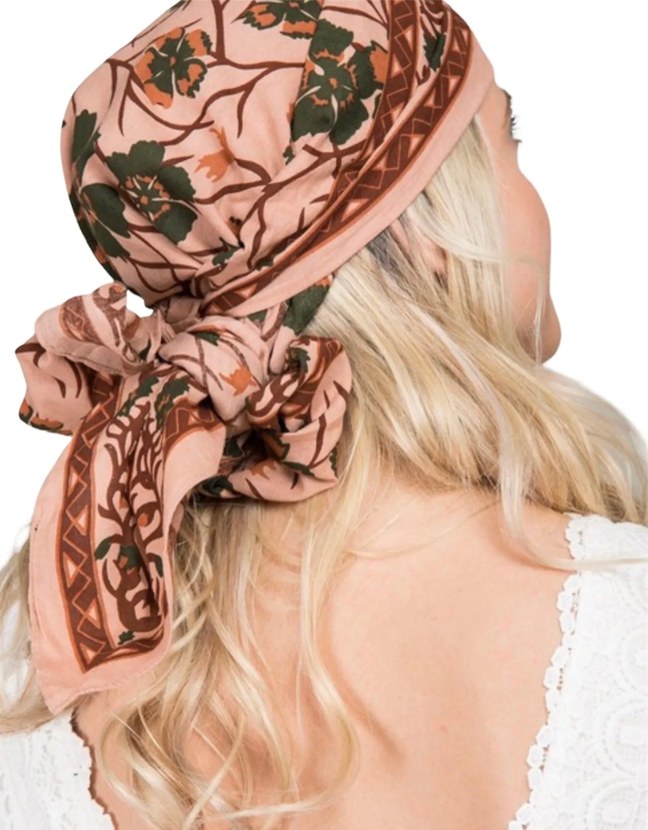 Statement Floral Printed Bandana