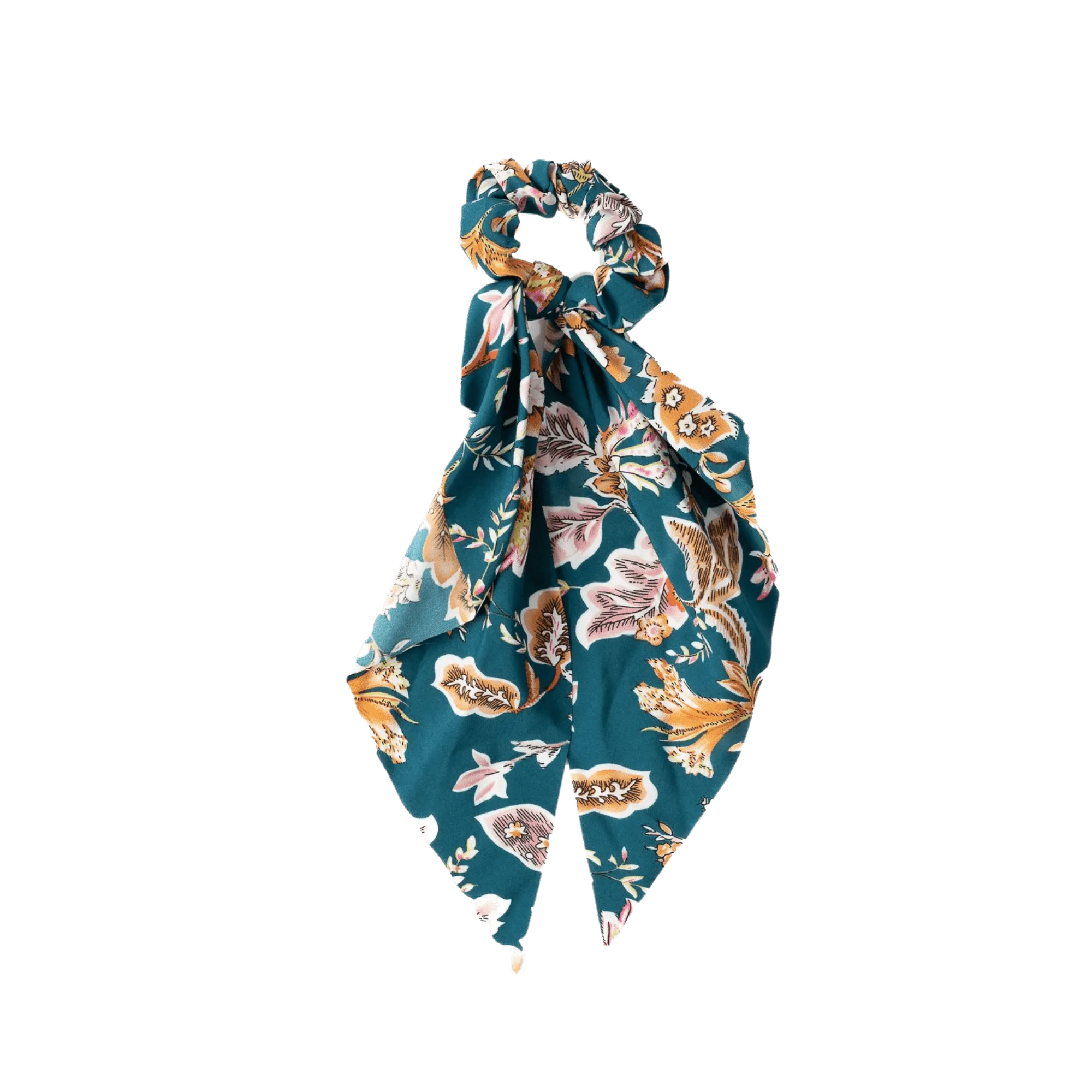 Stilen Scrunchie Tie - Floral Blue