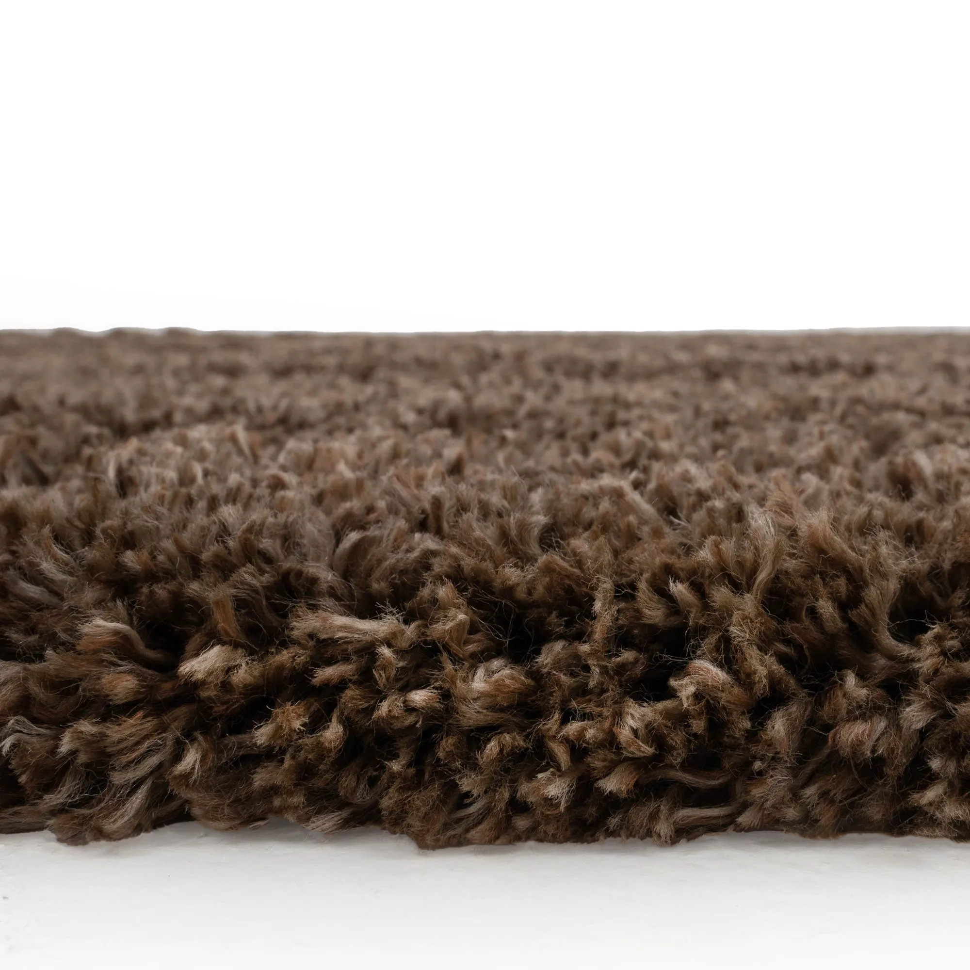 Super Soft Luxury Brown Shaggy Rug