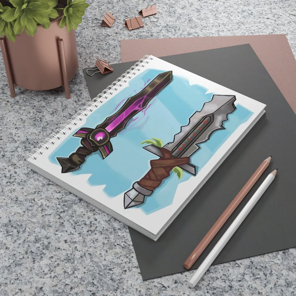 Swords Spiral Notebook