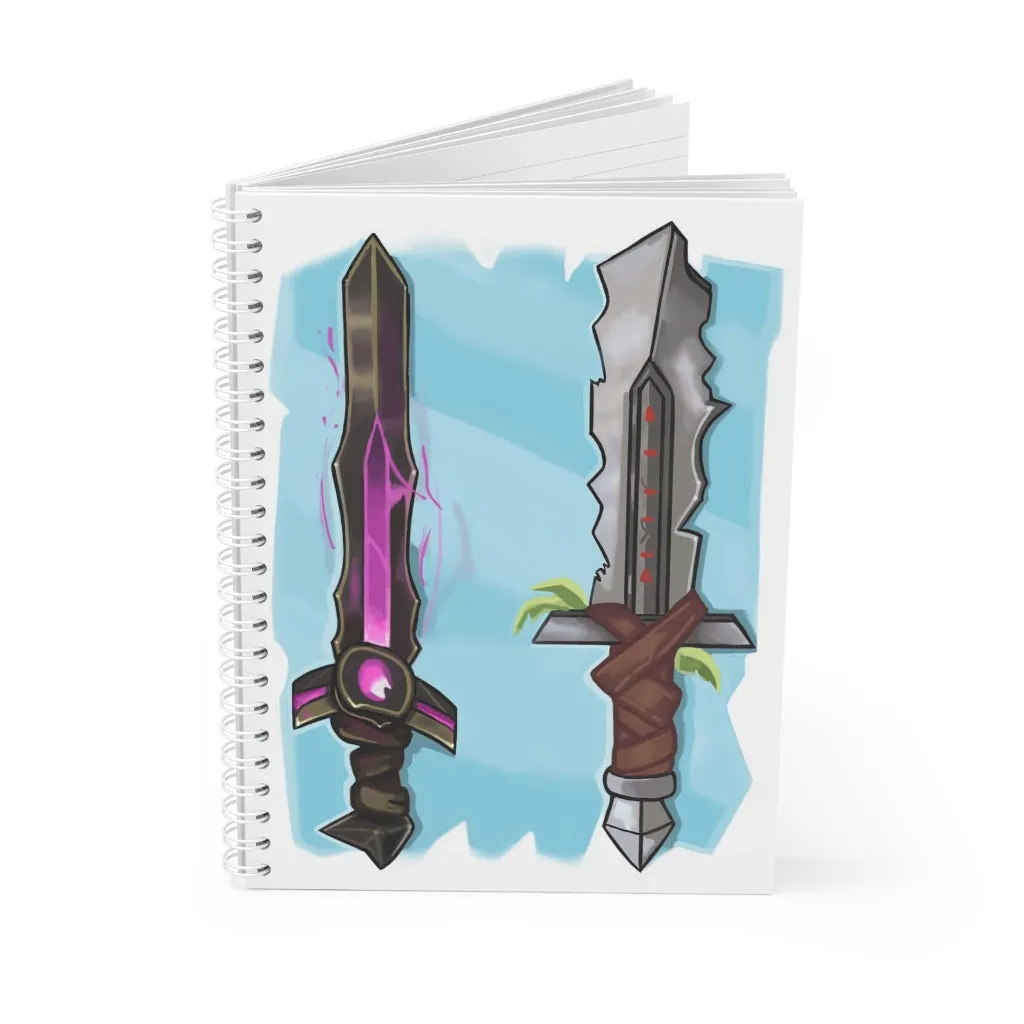 Swords Spiral Notebook