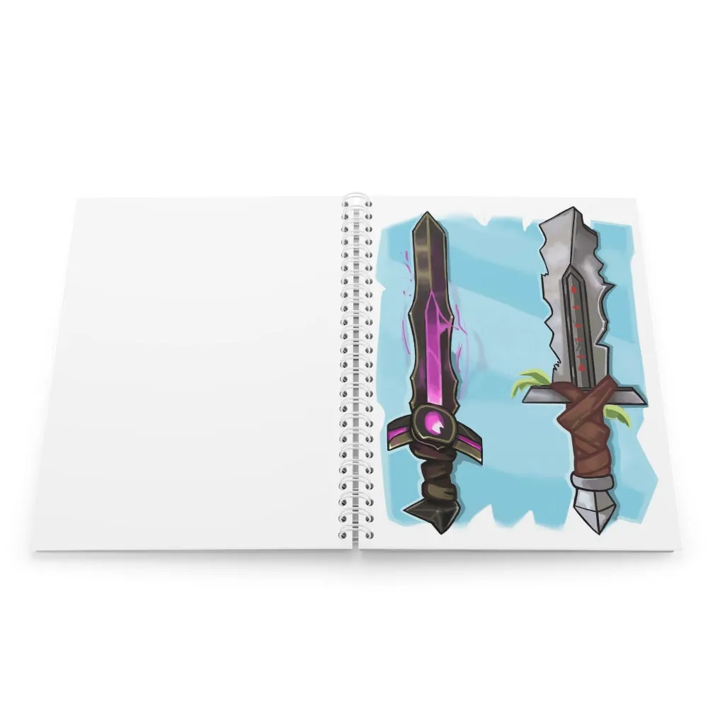 Swords Spiral Notebook