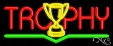 Trophy Handcrafted Real GlassTube Neon Sign