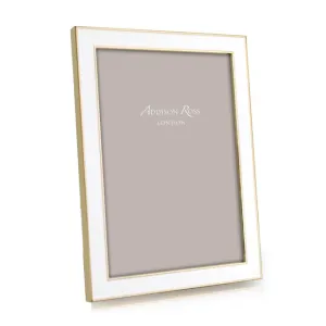 White & Gold Photo Frame