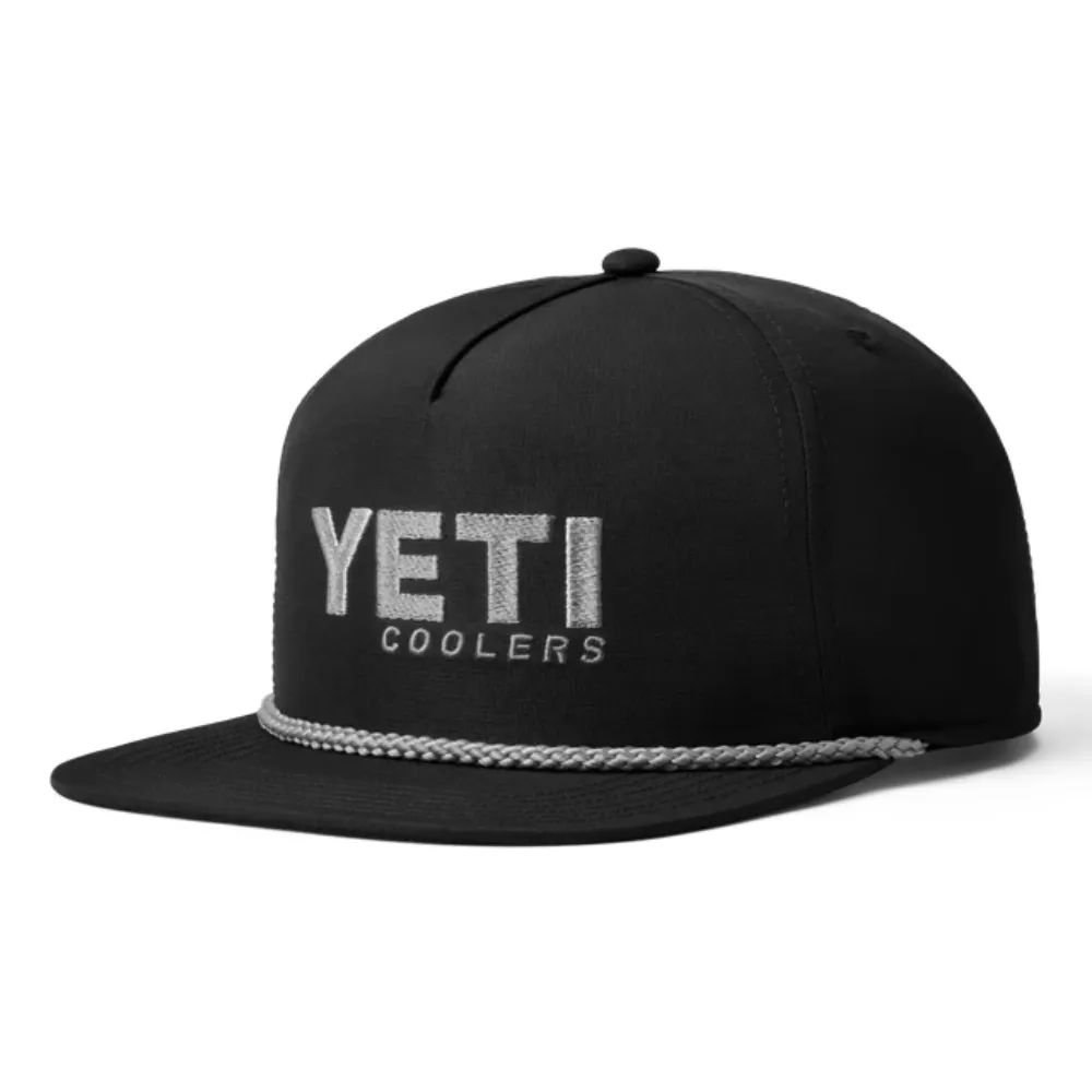 Yeti Coolers Flat Brim Rope Hat